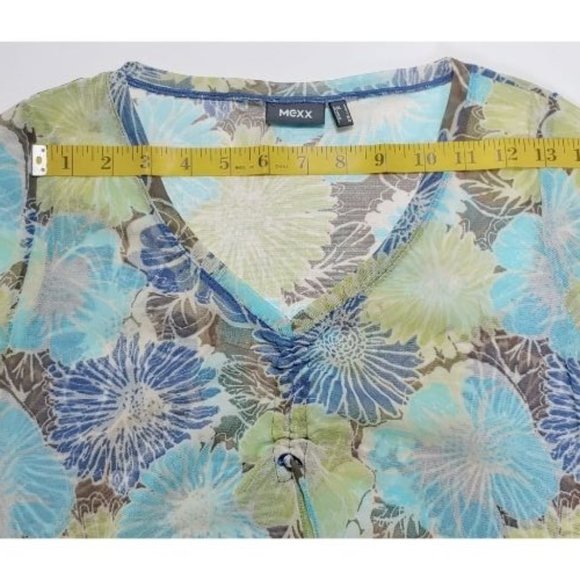 MEXX Floral print mesh long sleeves top - Picture 3 of 8